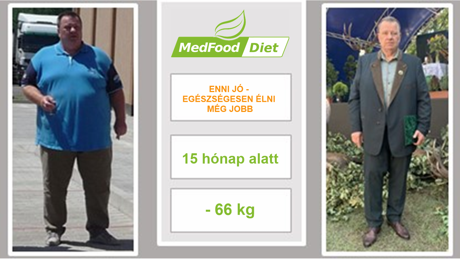 Fogyásom története - Mihály</br>58 éves üzletember, 